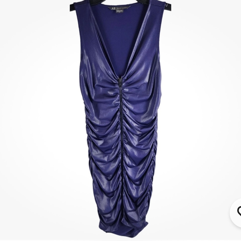 Armani Exchange zip front dress